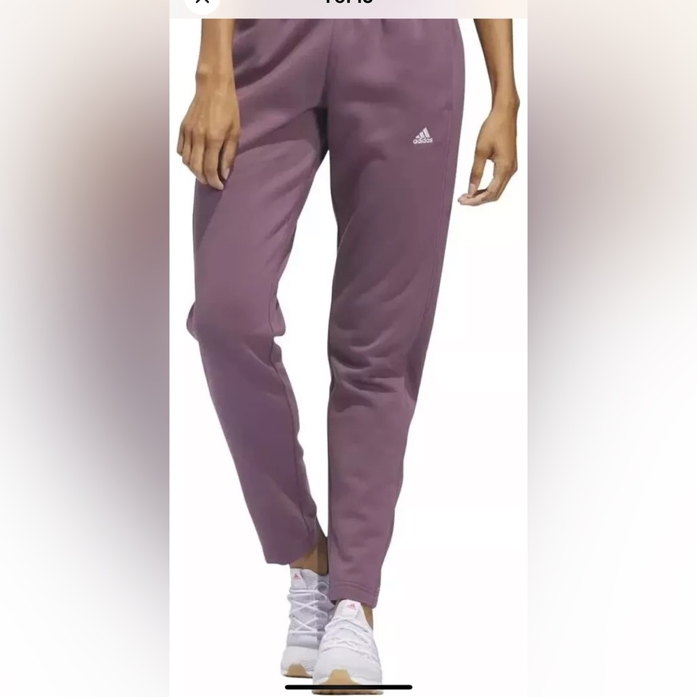 Adidas Womens Fleece Active Joggers Sweatpants Purple Size XS/S/M NWT